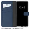 Funda de Cuero Auténtico tipo Libro para Apple iPhone 13 - Vista previa de la imagen del producto 3