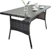 Relaxdays Gartentisch, HBT: 70 x 100 x 60 cm, wetterfest, Produktbild-Vorschau 1