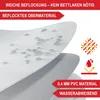 A diagram showing layers of material with water droplets on the top layer, indicating water resistance. Produktbild-Vorschau