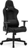 A black gaming chair shown from a front-diagonal angle against a white background. Produktbild-Vorschau