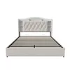 INONEFT Boxspringbetten Polsterbett 140x200 mit LED und  Produktbild-Vorschau 12