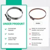 Set 2x Schlauchschellen Rohrschellen 32-50mmØ Bandbreite 9 Produktbild-Vorschau 5