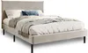A bed with bedding and pillows, shown against a white background. Produktbild-Vorschau