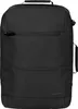 A black rucksack is shown against a white background. Produktbild-Vorschau