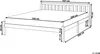 BELIANI Bett Weiß Kiefernholz mit Lattenrost 160 x 200 cm Produktbild-Vorschau 7