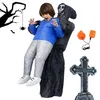 Opblaasbaar skelettenkostuum voor volwassenen, Halloween. Productafbeelding-voorbeeld 2
