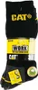 Men´s socks CAT black 41/45 3 pr Náhled obrázku produktu 6