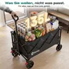 Sekey Składany wózek ręczny 150 kg z hamulcami, składany Podgląd zdjęcia produktu 7