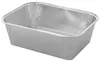 250x Aluschale eckig  550 ml 149 x 109 x 45 mm Produktbild-Vorschau 1