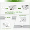 Diagrams showing how to connect multiple LED grow lights in series. Voir les images du produit