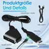 HDMI auf zu SCART Konverter Kabel Video Audio Adapter Produktbild-Vorschau 6