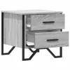 Nachttisch Grau Sonoma 40x41x40 cm Holzwerkstoff Produktbild-Vorschau 6