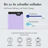 iMoshion® Powerbank 20000 mAh Viola Funzione di ricarica Anteprima dell’immagine prodotto 2