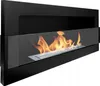 Wandhängender Biokamin mit Glas 90x40x12 cm Schwarz Produktbild-Vorschau 19