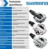 Shimano PD-M520-L pedály pro jízdní kola černé 2 ks Náhled obrázku produktu 6