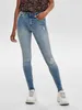 ONLY Destroyed Ankle Skinny Jeans Stretch Denim Hose Produktbild-Vorschau 8