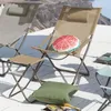 SVITA TOMRA Liegestuhl mit Hocker klappbar Campingstuhl Produktbild-Vorschau 3