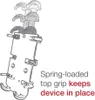 RAM MOUNTS Supporto per telefono Quick-Grip XL - sfera B Anteprima dell’immagine prodotto 5