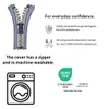 Marketing image showing product features and certifications. Náhled obrázku produktu