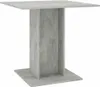 A square dining table with a pedestal base, presented against a white background. Náhľad obrázku produktu