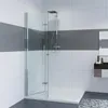 IMPTS Duschwand 80 x 185 cm Walk in Dusche Falttür Produktbild-Vorschau 3