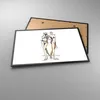 Gerahmtes Poster - Schwarzer Rahmen - Zeichnen Design Mode Produktbild-Vorschau 3