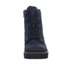 A single black boot is shown from the front against a white background. Produktbild-Vorschau