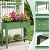 COSTWAY Hochbeet Metall 95x31x79,5cm, erhöhtes Gartenbeet Produktbild-Vorschau 4