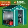 GARDEBRUK® Abri de jardin métal XL 2m² fondation Voir les images du produit 2
