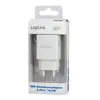 A white LogiLink USB power adapter is shown in its retail packaging. Produktbild-Vorschau