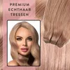 hair2heart Premium Echthaar Tressen zum Einnähen Extensions Produktbild-Vorschau 2