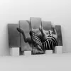 Bild auf Leinwand - Leinwandbild - Zebra Streifen Tier wild Produktbild-Vorschau 4