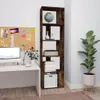 vidaXL Knihovna Smoked Oak 45x24x160 cm výrobek ze dřeva Náhled obrázku produktu 2
