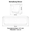 3x Pflanzkübel Blumenkasten Blumentopf Blumenkübel länglich Produktbild-Vorschau 3