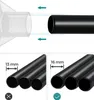 SONGMICS Armadio, con 2 binari per abiti, pieghevole, nero Anteprima dell’immagine prodotto 3