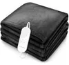 sinnlein® Heizdecke aus Plüsch 160 x 120 cm Anthrazit SÜD Produktbild-Vorschau 2