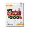 Shape Folienballon "Happy Birthday" Lokomotive | 93 cm Produktbild-Vorschau 2