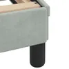 Bettgestell mit Kopfteil Hellgrau 140x200 cm Samt 373192 Produktbild-Vorschau 8