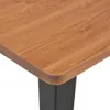 vidaXL Barový stůl černý 60×60×108 cm Masivní borovice a Náhled obrázku produktu 2