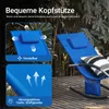 SoBuy OGS28-KB Sonnenliege Gartenliege wetterfest Produktbild-Vorschau 8
