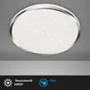 LED-plafondlamp - Chroomkleurig - Wit - Kunststof - Ø 28 cm Productafbeelding-voorbeeld 2