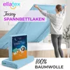 EllaTex Jersey Kinder Spannbettlaken 70x140 Baumwolle – Produktbild-Vorschau 2