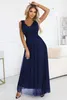 Numoco Abendkleid Klaudia Maxikleid Partykleid, dunkelblau Produktbild-Vorschau 6
