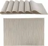 Platzmatten 6er Set, Tischset gewebt 45x30 cm beige, Produktbild-Vorschau 6
