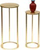 DanDiBo Blumenhocker Metall Gold Rund Blumenständer Produktbild-Vorschau 6