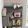 A corner bookshelf with decorative items and books. Produktbild-Vorschau