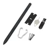 A stylus and its accessories are laid out on a white background. Produktbild-Vorschau