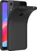 A black silicone phone case is shown partially covering a smartphone. Náhľad obrázku produktu