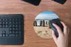 MuchoWow® Mauspad Mousepad Sand - Strand - Pfahl - Wasser - Produktbild-Vorschau 4