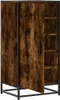 vidaXL Portascarpe in rovere affumicato 48x38x97,5 cm Anteprima dell’immagine prodotto 7